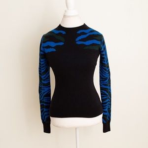 NWOT Designer Animal Print Sweater